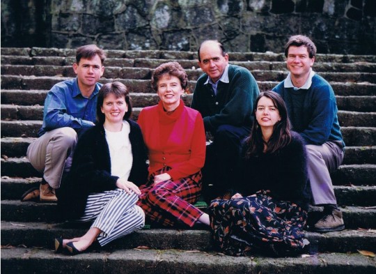 Colin & Eunice with their family 1995