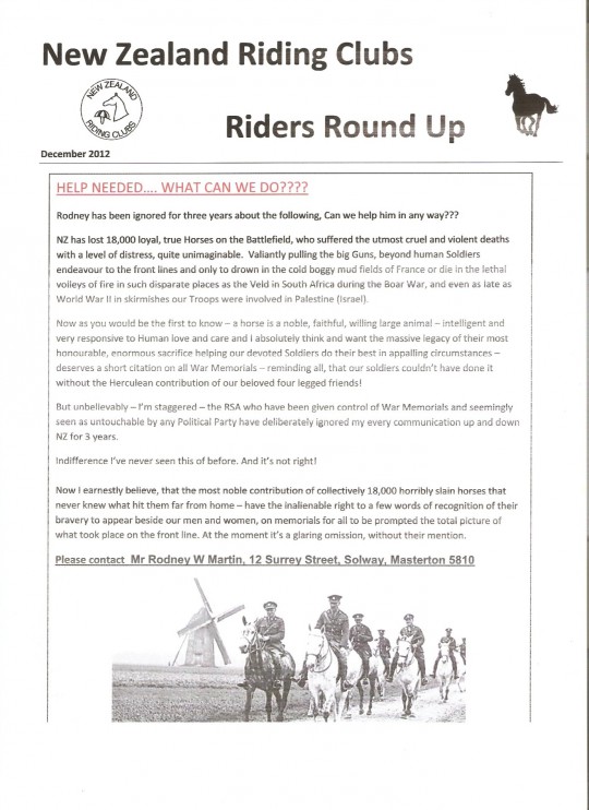 New Zealand Riding Clubs